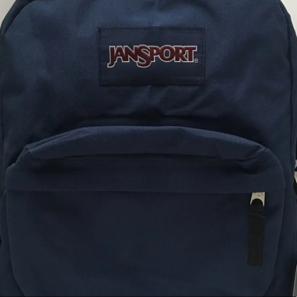 Navy Blue Jansport Backpack